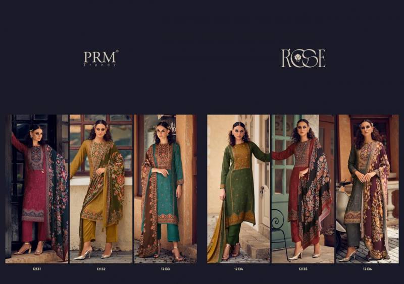 Prm Rose Viscose Pashmina Digital Print Salwar Suit Collection