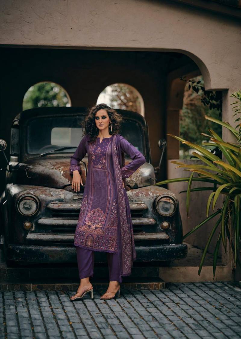 Sadhana Assis Viscose Pashmina Khatli Work Salwar Kameez