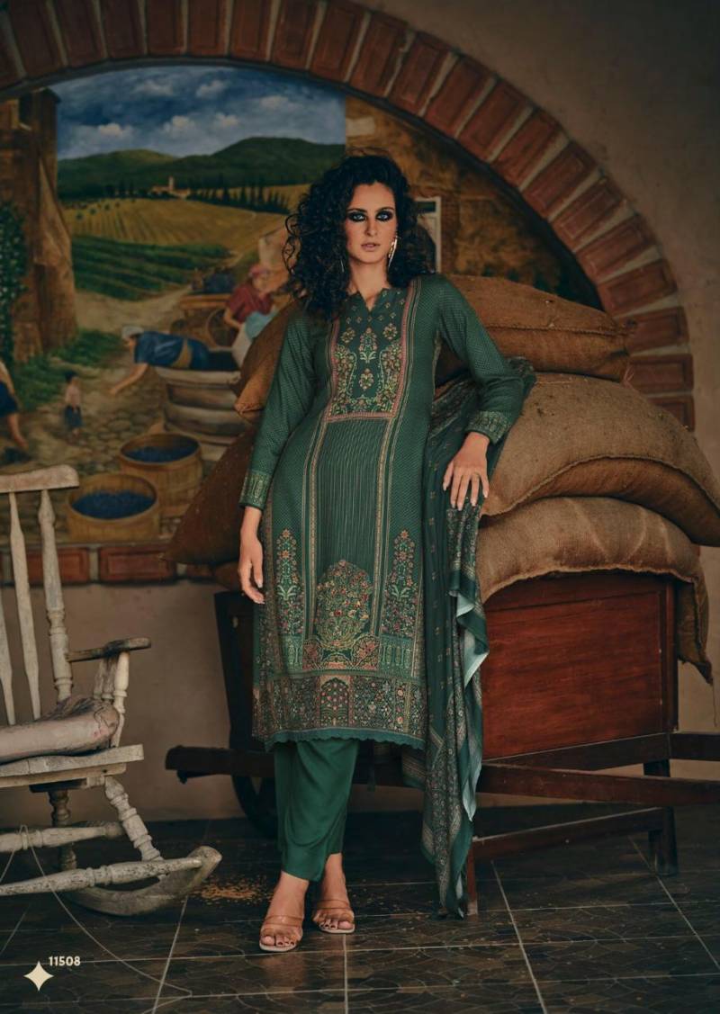 Sadhana Assis Viscose Pashmina Khatli Work Salwar Kameez