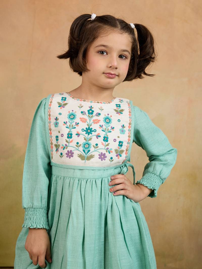 T 5086 A And B Linen Designer Stylish Wear Girls Collection