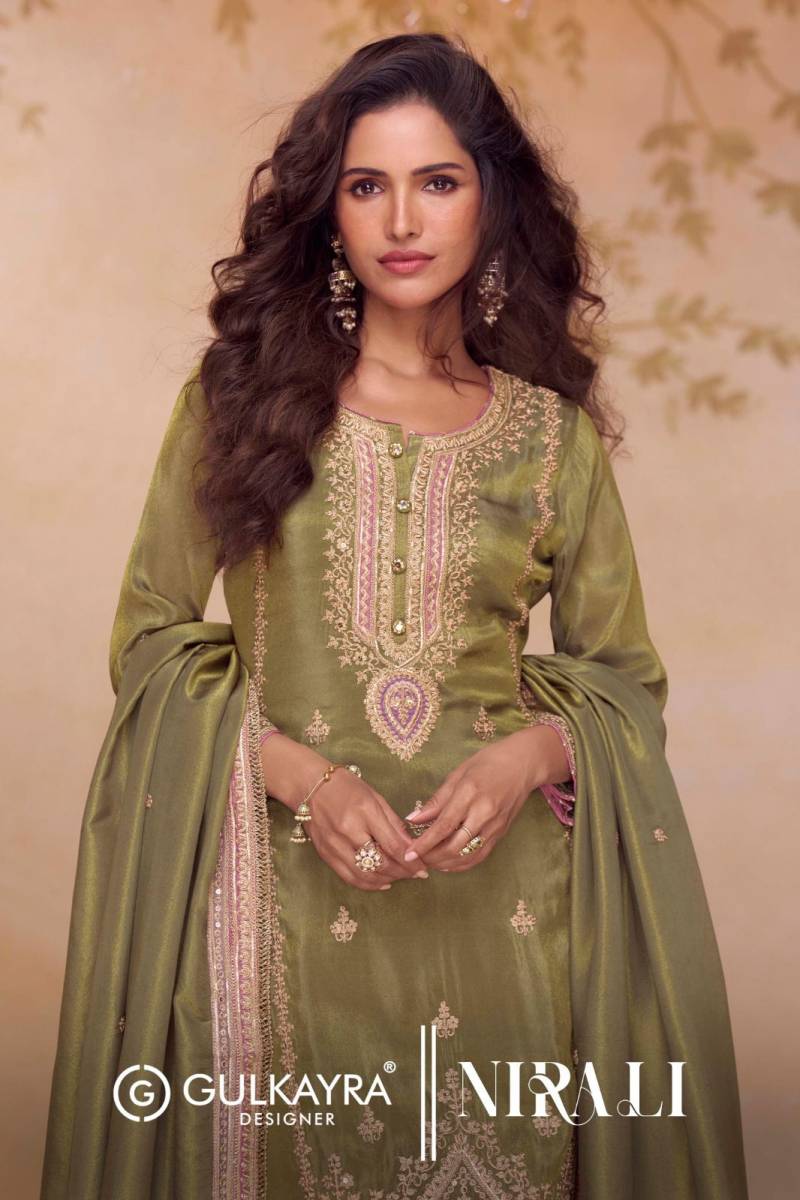 Gulkayra Nirali Simar silk Embroidery work Designer Salwar Kameez