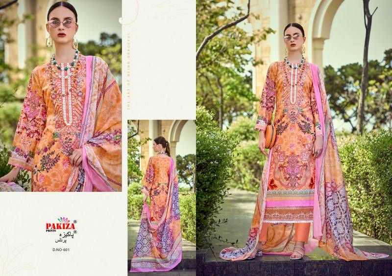 Pakiza Haniya Hira Vol 6 Lawn Cotton Designer Dress Material Collection