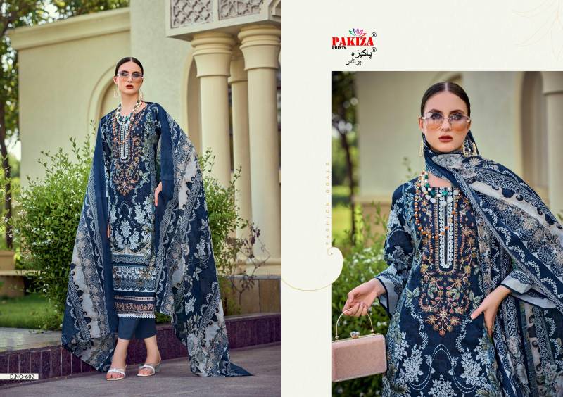 Pakiza Haniya Hira Vol 6 Lawn Cotton Designer Dress Material Collection