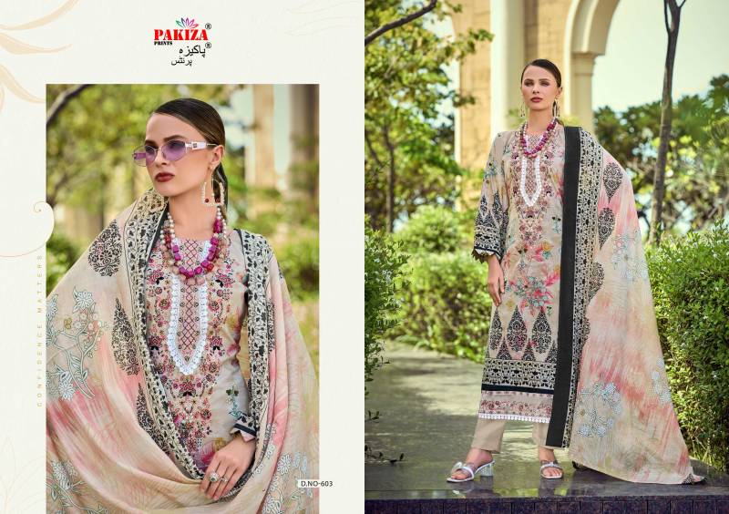 Pakiza Haniya Hira Vol 6 Lawn Cotton Designer Dress Material Collection