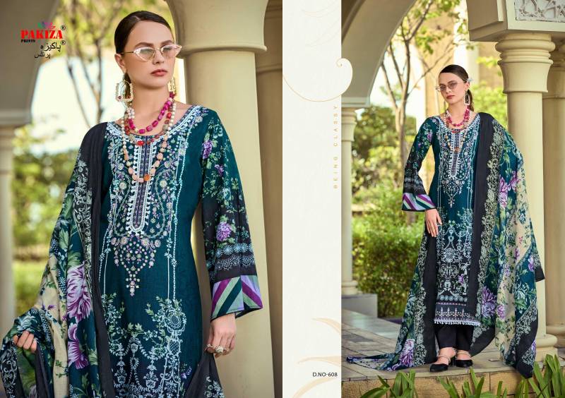 Pakiza Haniya Hira Vol 6 Lawn Cotton Designer Dress Material Collection