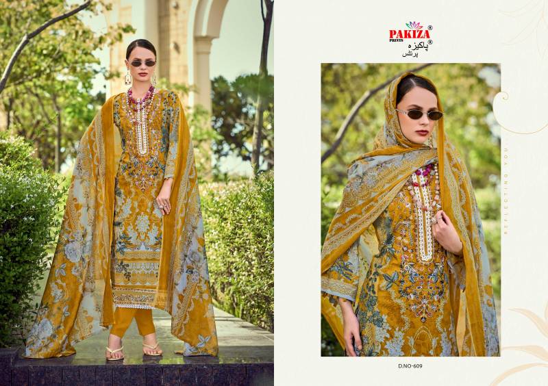 Pakiza Haniya Hira Vol 6 Lawn Cotton Designer Dress Material Collection