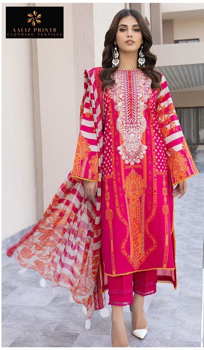 Aaliz 3220 Cotton Dupatta Cotton Print Salwar Collection