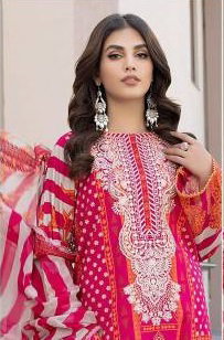 Aaliz 3220 Chiffon Dupatta Cotton Print Salwar Collection