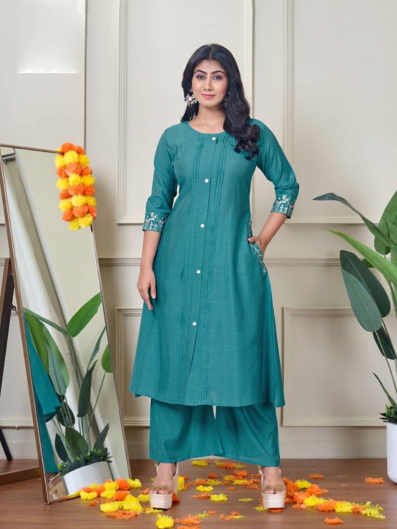 Naisha K 363 Vetican Work Casual Wear Kurti Pant Collection