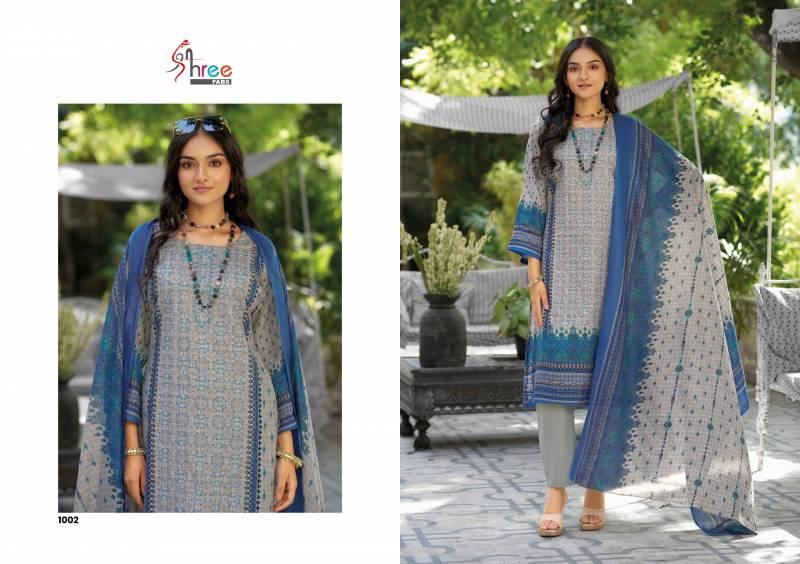 Shree Riwayat Lawn Cotton Embroidery Pakistani Salwar Kameez Suits