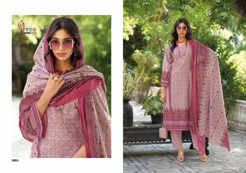 Shree Riwayat Lawn Cotton Embroidery Pakistani Salwar Kameez Suits
