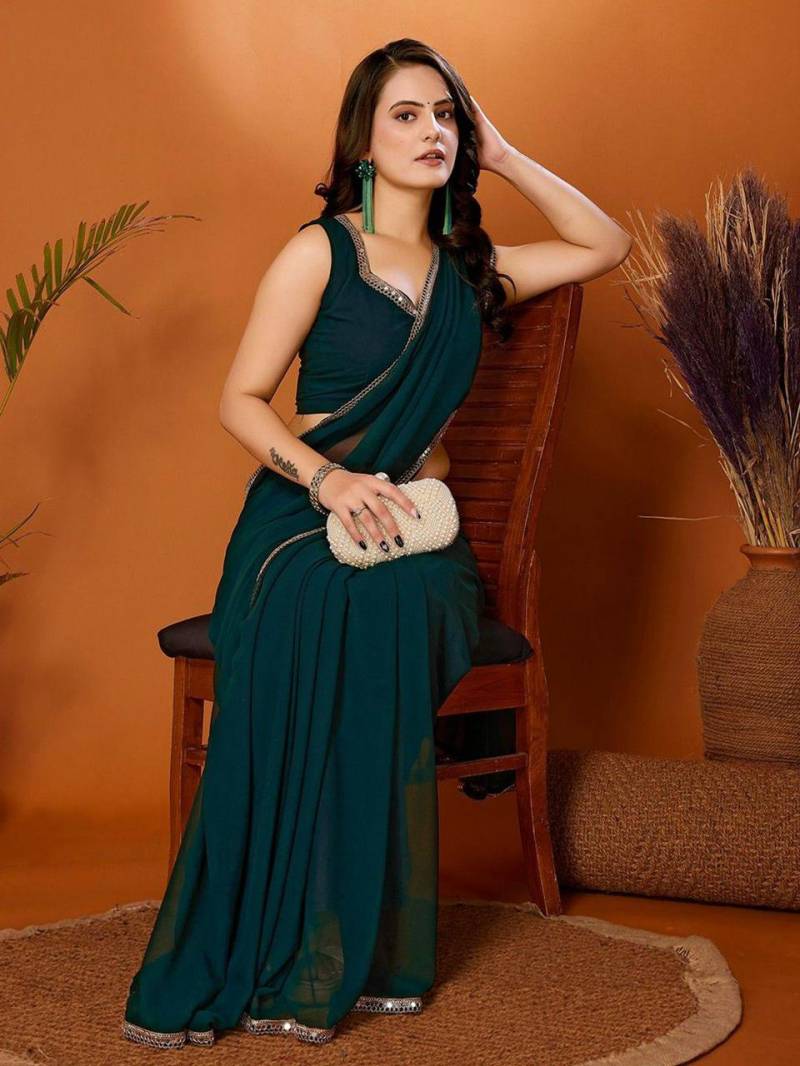 Csn Pakhi Georgette Silk Fancy Saree Collection