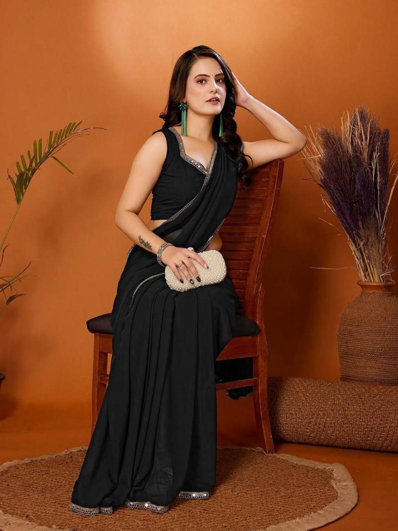 Csn Pakhi Georgette Silk Fancy Saree Collection