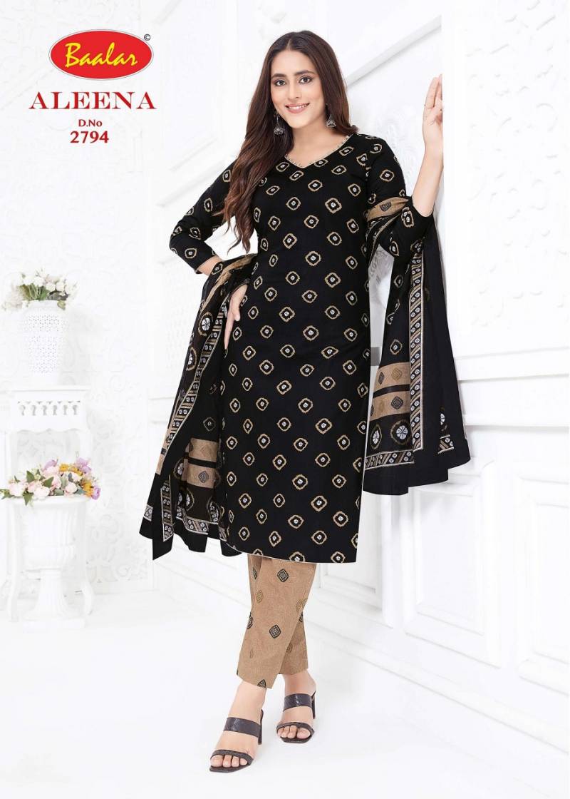 Baalar Aleena Vol 27 Cotton Printed Daily Wear Dress Material