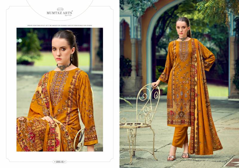 Mumtaz Aashvika Soft Silk Pashmina Digital Print Dress Material