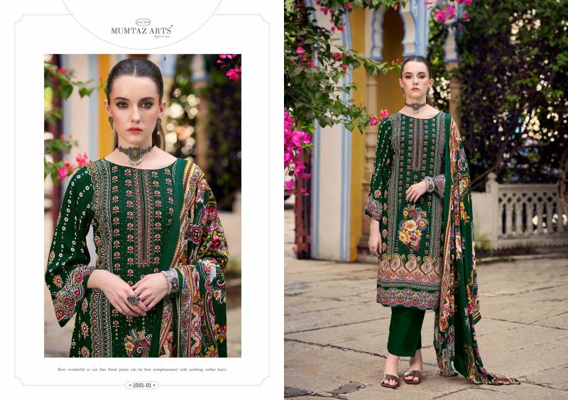 Mumtaz Aashvika Soft Silk Pashmina Digital Print Dress Material