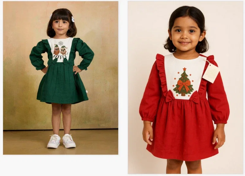 T 5109 And 5200 Cotton Fancy Kids Girls Wear Collection