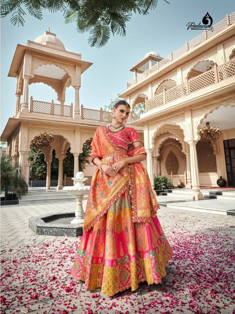 Royal Vrindavan Vol 59 Banarasi Silk Zarkan Designer Bridal Lehenga Choli