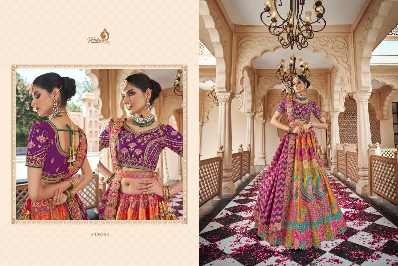 Royal Vrindavan Vol 59 Banarasi Silk Zarkan Designer Bridal Lehenga Choli