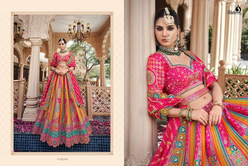Royal Vrindavan Vol 59 Banarasi Silk Zarkan Designer Bridal Lehenga Choli