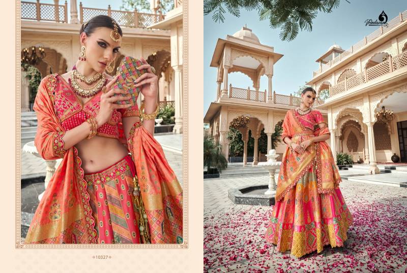 Royal Vrindavan Vol 59 Banarasi Silk Zarkan Designer Bridal Lehenga Choli