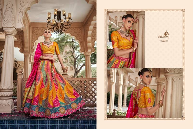 Royal Vrindavan Vol 59 Banarasi Silk Zarkan Designer Bridal Lehenga Choli