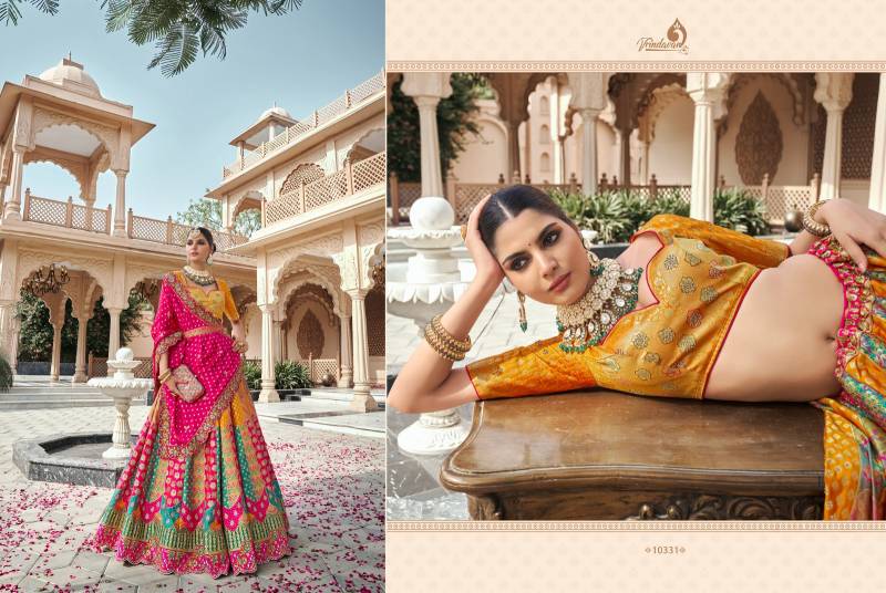Royal Vrindavan Vol 59 Banarasi Silk Zarkan Designer Bridal Lehenga Choli