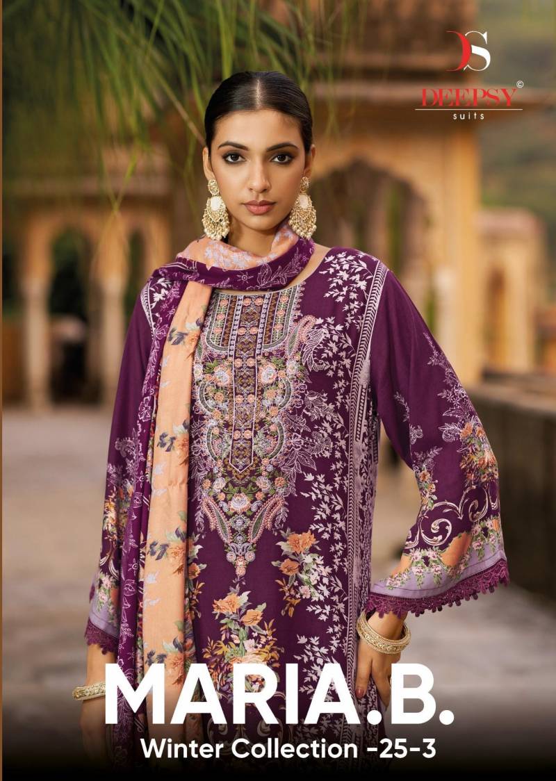 Deepsy Maria Winter Collection 25 Vol 3 Pashmina Salwar Kameez Suits