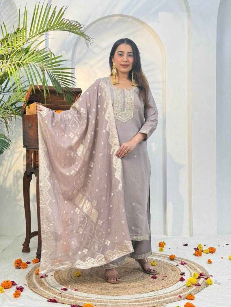 Naisha K 380 Vol 2 Vetican Casual Wear Kurti Plazzo And Dupatta