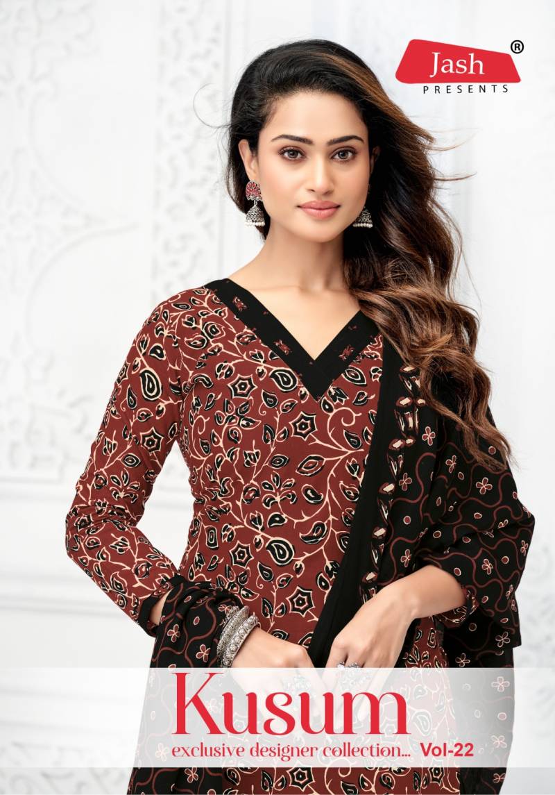 Jash Kusum Vol 22 Cotton Printed Dress Material Collection