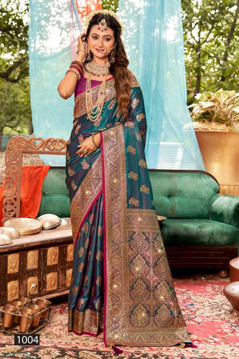 Saroj Bridal Look Satin Saroski Vol 2 Fancy Satin Silk Saree Collection
