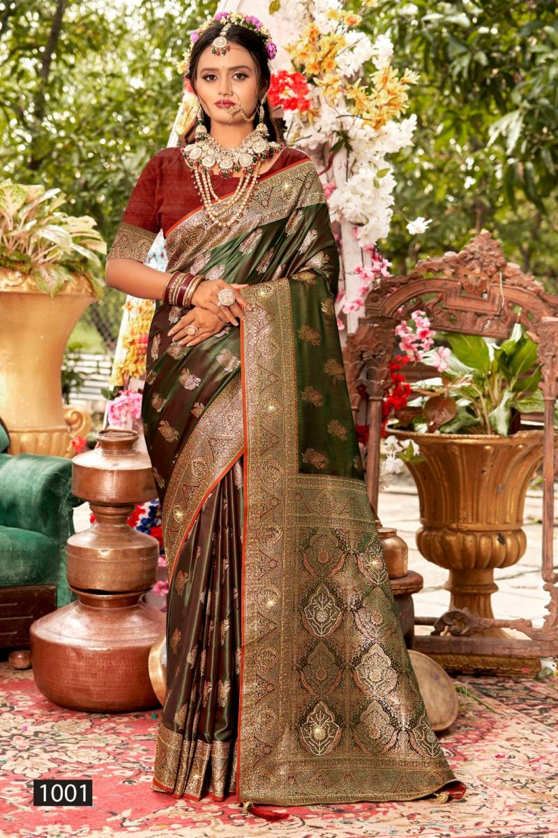 Saroj Bridal Look Satin Saroski Vol 2 Fancy Satin Silk Saree Collection