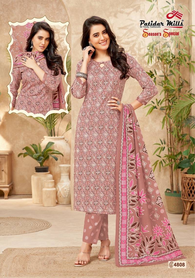 Patidar Season Special Vol 48 Pure Cotton Printed Dress Material