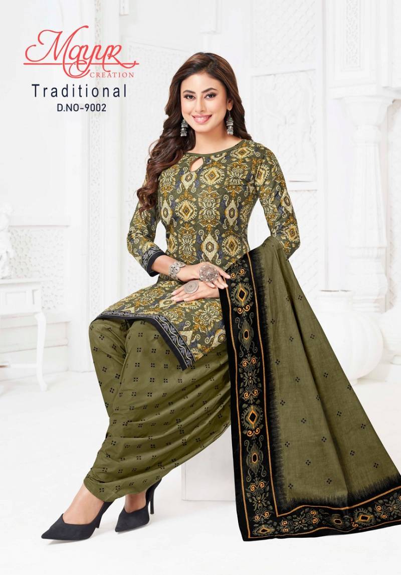 Mayur Traditional Vol 9 Pure Cotton Printed Dress Material Collection