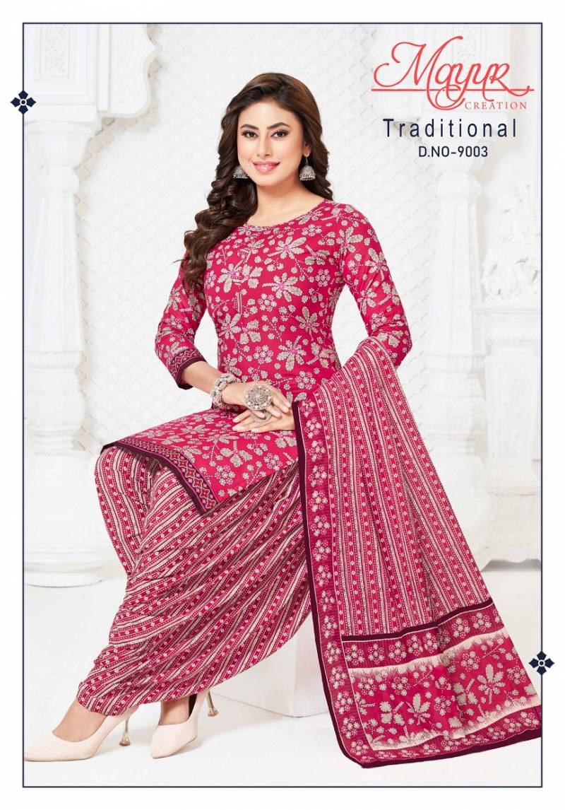 Mayur Traditional Vol 9 Pure Cotton Printed Dress Material Collection