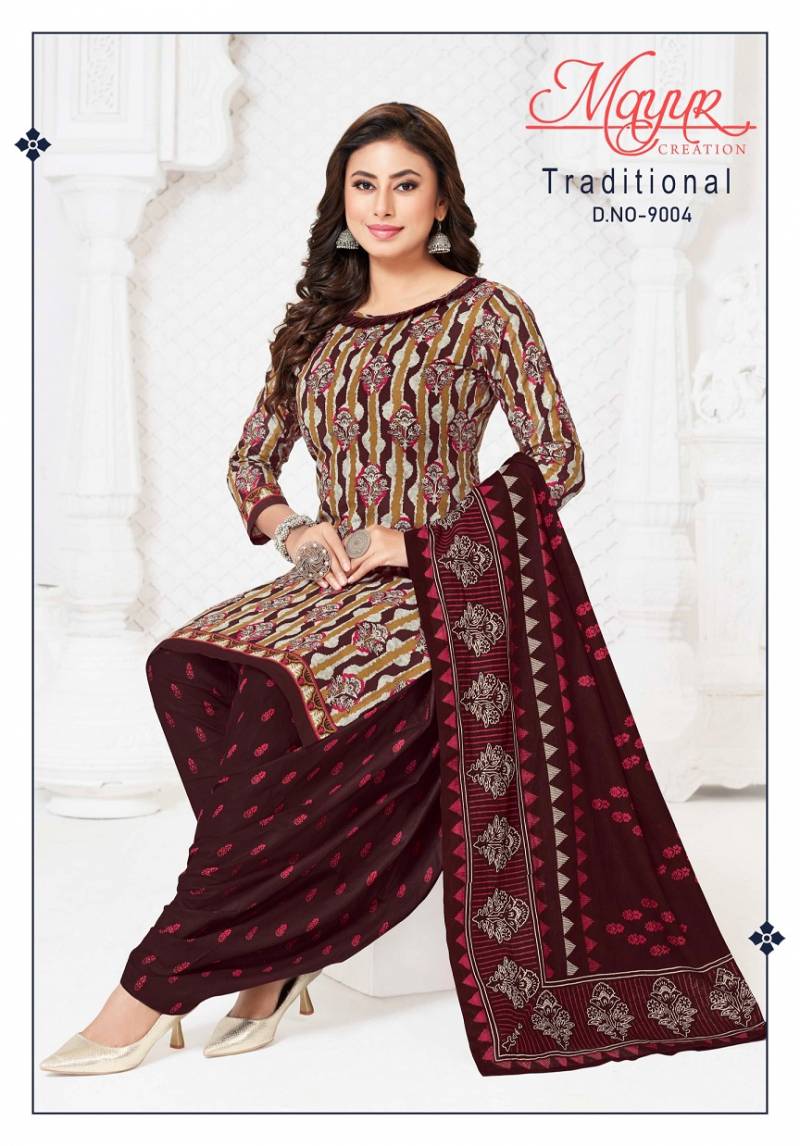 Mayur Traditional Vol 9 Pure Cotton Printed Dress Material Collection