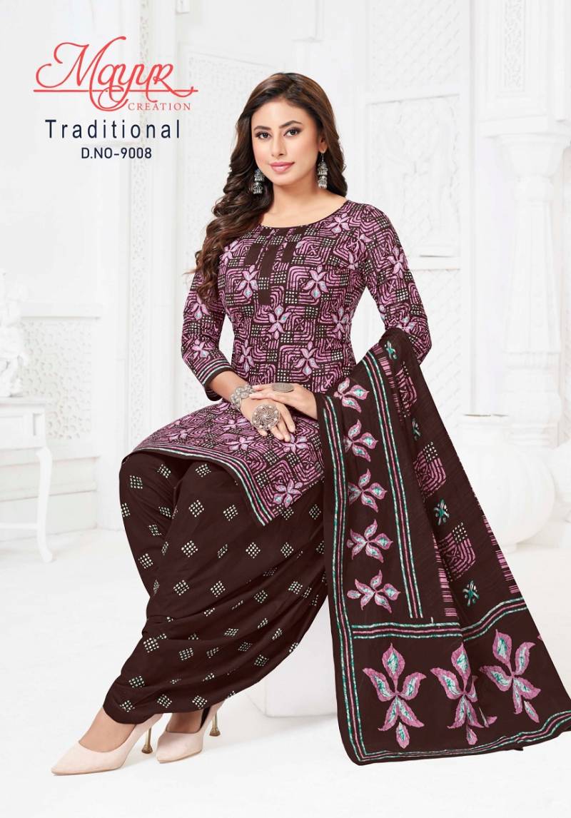 Mayur Traditional Vol 9 Pure Cotton Printed Dress Material Collection
