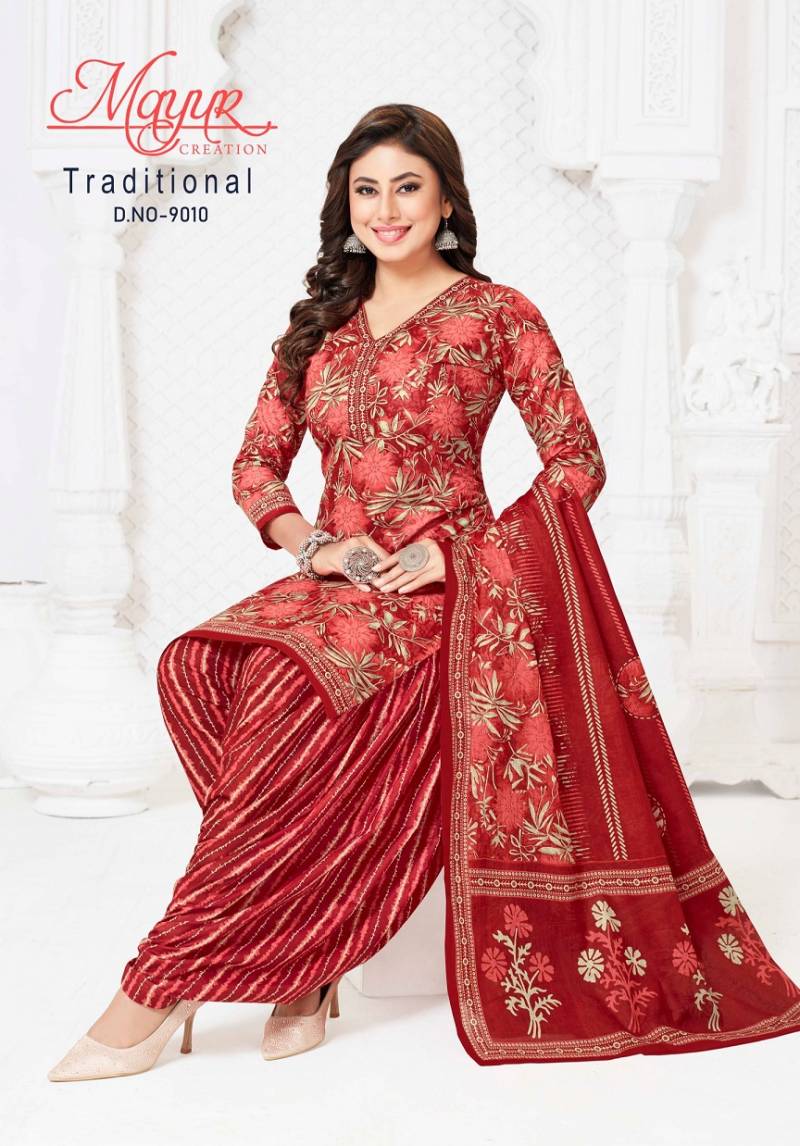 Mayur Traditional Vol 9 Pure Cotton Printed Dress Material Collection