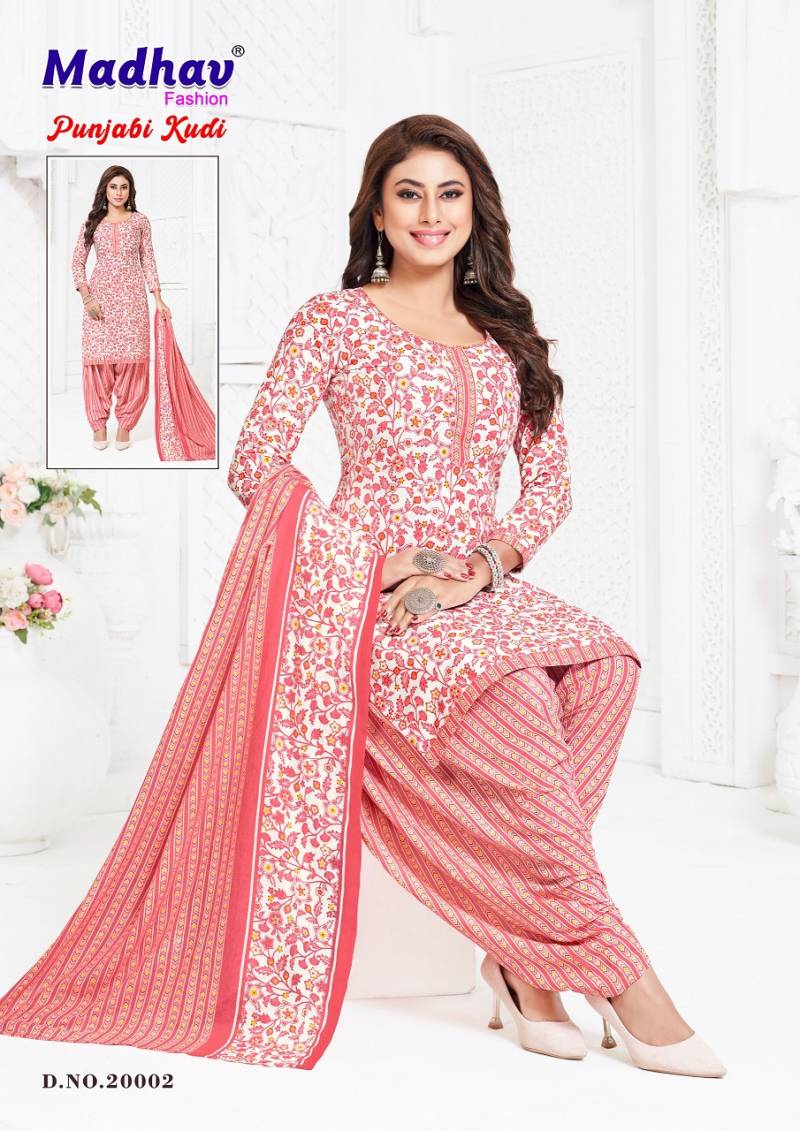 Madhav Punjabi Kudi Vol 20 Pure Cotton Printed Dress Material Collection