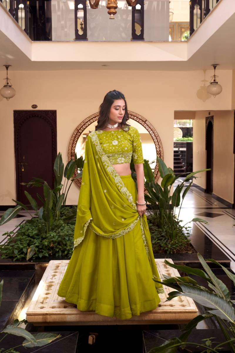 Lekha yf 1439Prt Premium Designer Star Georgette Lehenga Collection