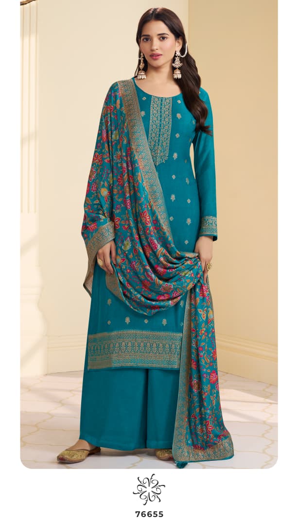 Vinay Kervin Ananta Vol 3 Viscose Pashmina Jacquard Salwar Kameez