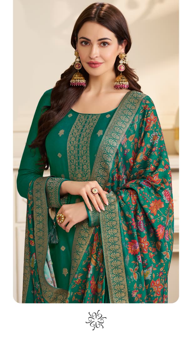 Vinay Kervin Ananta Vol 3 Viscose Pashmina Jacquard Salwar Kameez