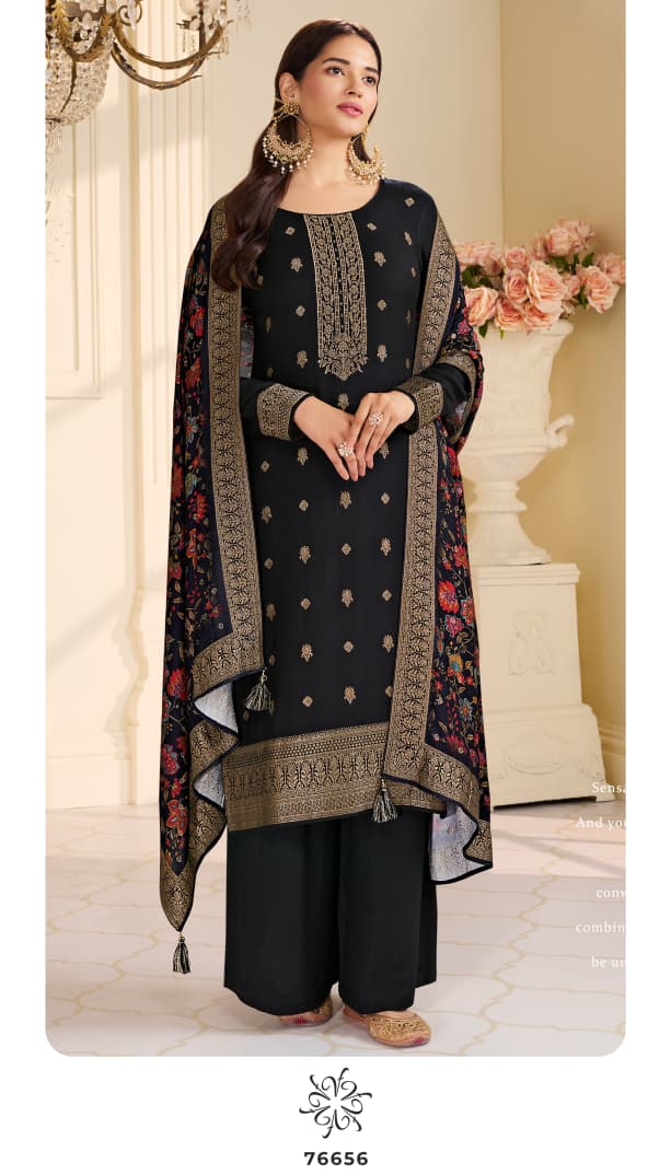 Vinay Kervin Ananta Vol 3 Viscose Pashmina Jacquard Salwar Kameez