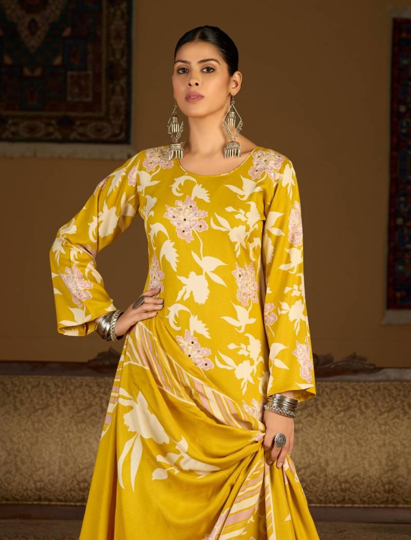 Ibiza Rimowa Viscose Pashmina Digital Print Designer Salwar Kameea Suits