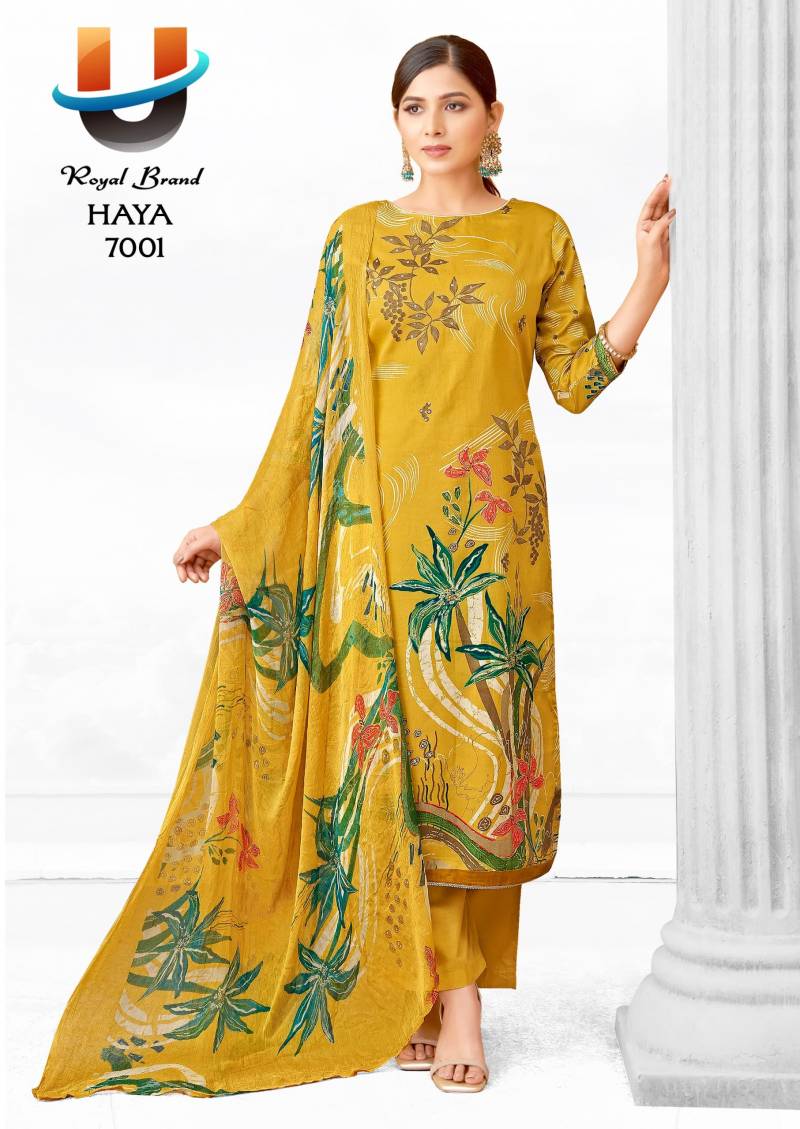 Royal Haya Vol 7 Soft Cotton Printed Dress Material Collection