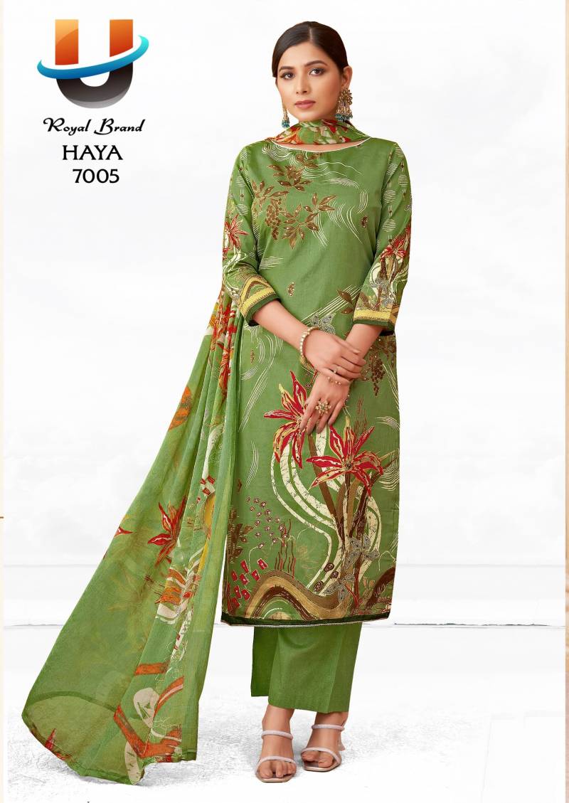 Royal Haya Vol 7 Soft Cotton Printed Dress Material Collection