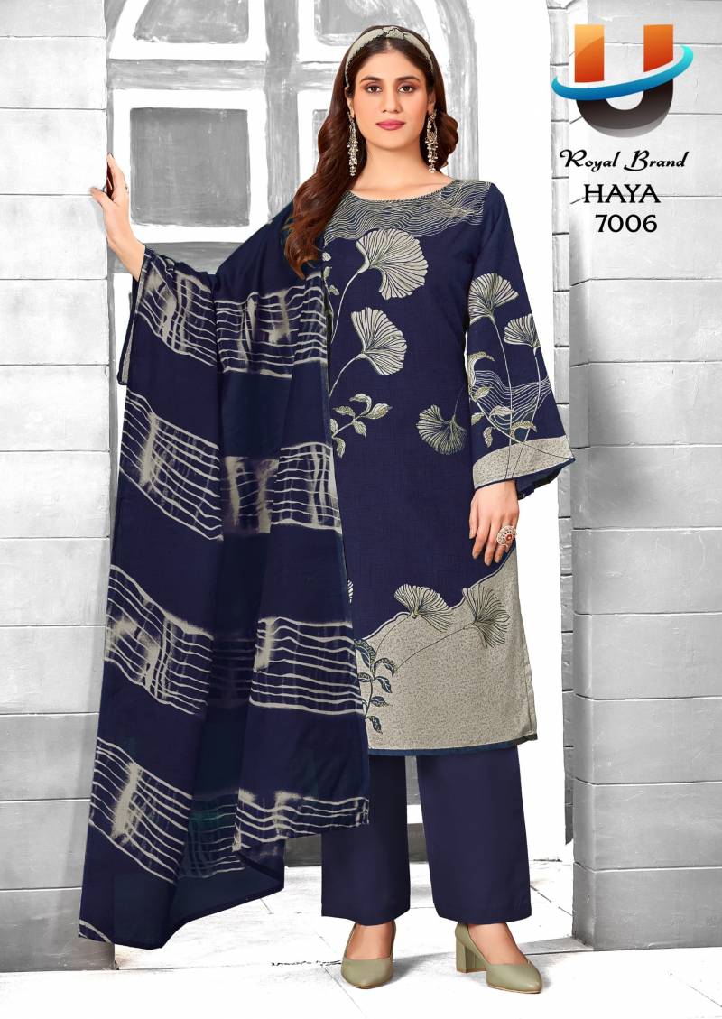 Royal Haya Vol 7 Soft Cotton Printed Dress Material Collection