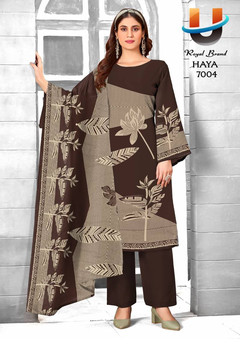 Royal Haya Vol 7 Soft Cotton Printed Dress Material Collection