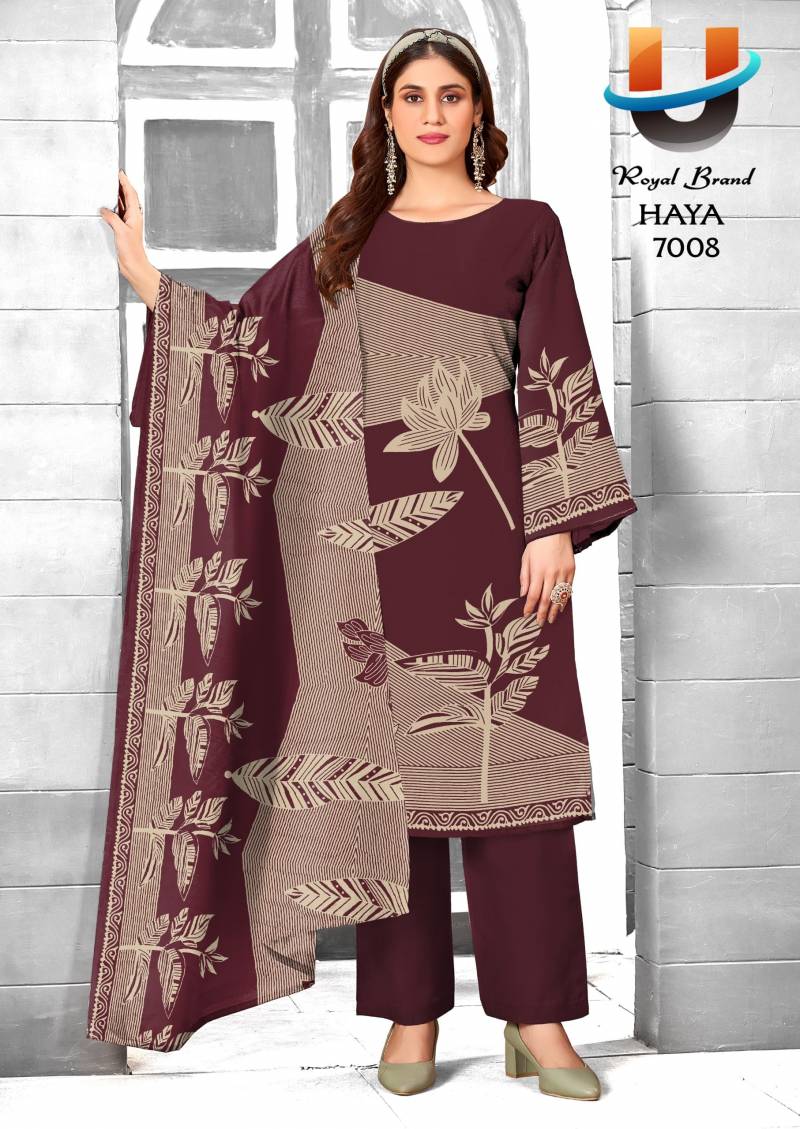 Royal Haya Vol 7 Soft Cotton Printed Dress Material Collection