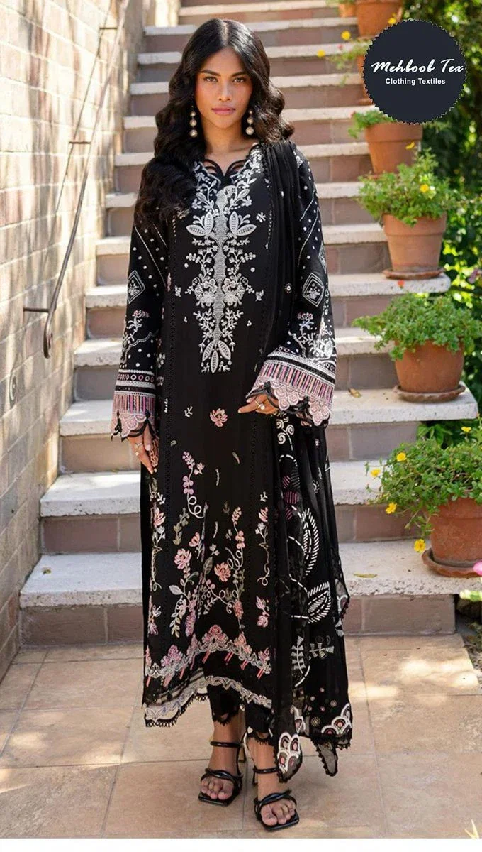 Mehboob Tex 1761 Rayon Embroidery Work Pakistani Salwar Kameez Suits